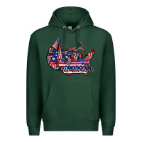 Sports Green america Premium Hoodie - CowhideDigitalArt
