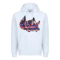 White america Premium Hoodie - CowhideDigitalArt