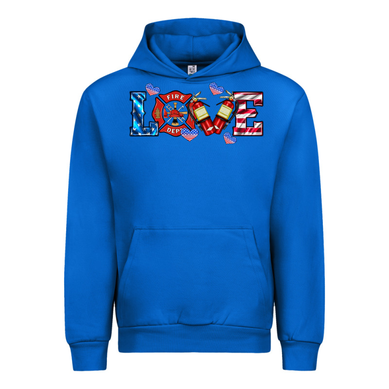 Firefighter Love Urban Hoodie by HRA Design Shop | Teevron
