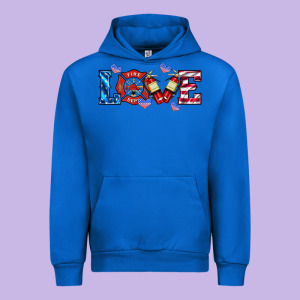 Firefighter Love Urban Hoodie Designed By Hra Design Shop