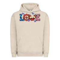 Pigment French Oak firefighter love Urban Hoodie - HRA Design Shop