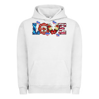 Pigment Lunar Rock firefighter love Urban Hoodie - HRA Design Shop