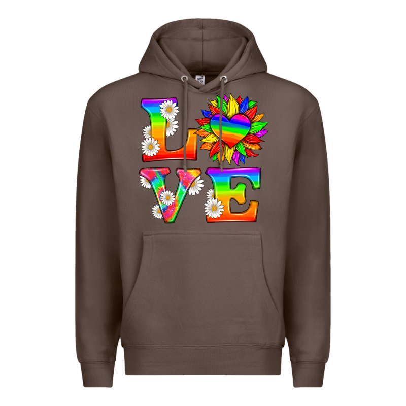 Love And Sunflower Premium Hoodie by HRA Design Shop | Teevron