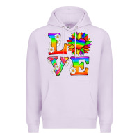 Lilac love and sunflower Premium Hoodie - HRA Design Shop