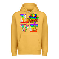 Mustard love and sunflower Premium Hoodie - HRA Design Shop