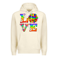 Sandshell love and sunflower Premium Hoodie - HRA Design Shop