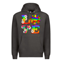 Smoke love and sunflower Premium Hoodie - HRA Design Shop