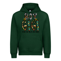 Forest Green boy gigi from son up to son down Urban Hoodie - CowhideDigitalArt