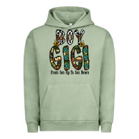 Pigment Oil Green boy gigi from son up to son down Urban Hoodie - CowhideDigitalArt