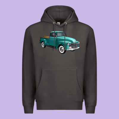 Western Truck Right 34 View Premium Hoodie Designed By Fadigitalartstudio