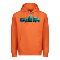 Carrot western truck right side view Premium Hoodie - FaDigitalArtStudio