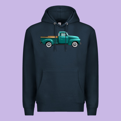 Western Truck Right Side View Premium Hoodie Designed By Fadigitalartstudio