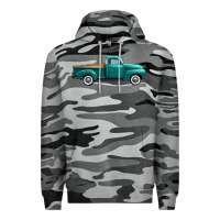 Slate Camo western truck right side view Premium Hoodie - FaDigitalArtStudio