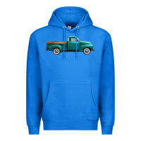 True Royal western truck right side view Premium Hoodie - FaDigitalArtStudio
