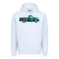 White western truck right side view Premium Hoodie - FaDigitalArtStudio
