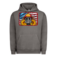 Pigment Tornado firefighter air mask and sunflower Urban Hoodie - HRA Design Shop
