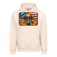 Sandshell firefighter air mask and sunflower Urban Hoodie - HRA Design Shop