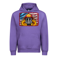 Tulip firefighter air mask and sunflower Urban Hoodie - HRA Design Shop