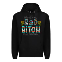 Black Behind Every Bad Bitch is a Carseat Premium Hoodie - CowhideDigitalArt