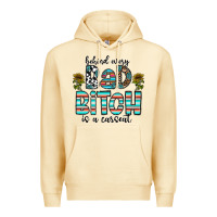 Pina Colada Behind Every Bad Bitch is a Carseat Premium Hoodie - CowhideDigitalArt
