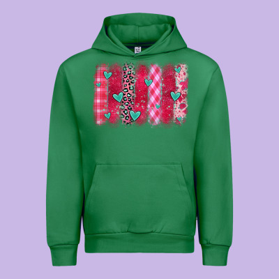 Valentines Day Brushstroke Urban Hoodie Designed By Oliviacreatesart