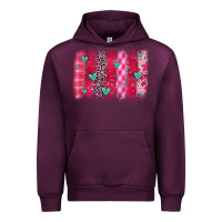 Mauve Wine valentines day brushstroke Urban Hoodie - OliviaCreatesArt