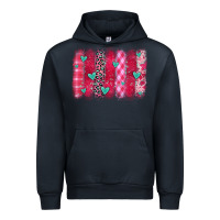 Navy valentines day brushstroke Urban Hoodie - OliviaCreatesArt