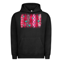 Pigment Black valentines day brushstroke Urban Hoodie - OliviaCreatesArt