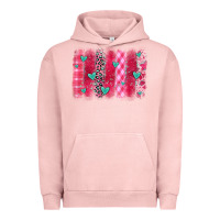 Pigment Salmon valentines day brushstroke Urban Hoodie - OliviaCreatesArt