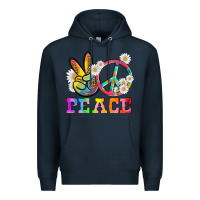Navy lgbtq peace and sembols Premium Hoodie - HRA Design Shop