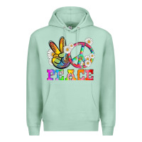 Seafoam lgbtq peace and sembols Premium Hoodie - HRA Design Shop
