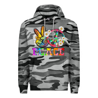 Slate Camo lgbtq peace and sembols Premium Hoodie - HRA Design Shop