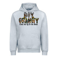 Heather Grey boy granny from son up to sondown Urban Hoodie - CowhideDigitalArt