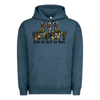 Pigment Midnight Navy boy granny from son up to sondown Urban Hoodie - CowhideDigitalArt