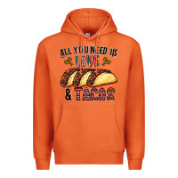 Carrot All You Need Is Love And Tacos Premium Hoodie - CowhideDigitalArt