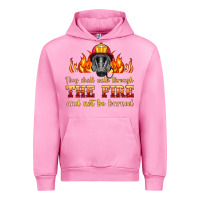 Fuchsia Pink the fire with firefighter air mask Urban Hoodie - HRA Design Shop
