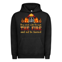 Pigment Black the fire with firefighter air mask Urban Hoodie - HRA Design Shop