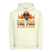 Pigment Pistachio the fire with firefighter air mask Urban Hoodie - HRA Design Shop
