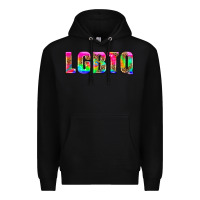 Black lgbtq Premium Hoodie - HRA Design Shop