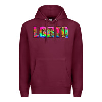 Burgundy lgbtq Premium Hoodie - HRA Design Shop