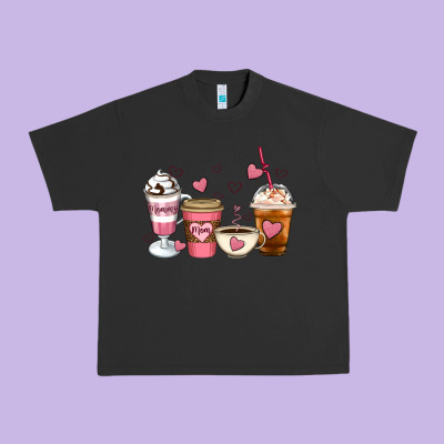 Mommy Coffee Urban Heavy Tee Designed By Artiststas