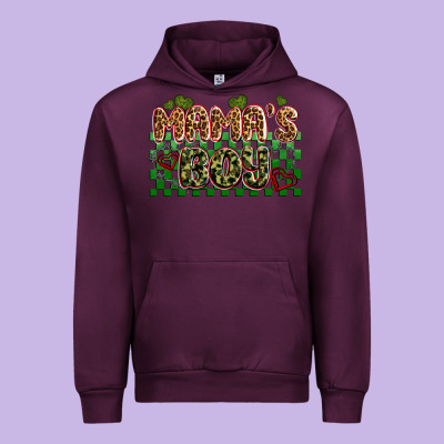 Valentines Day Mama's Boy Olivia Urban Hoodie Designed By Oliviacreatesart