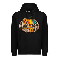 Black happy fall yall Premium Hoodie - RacoonDesign