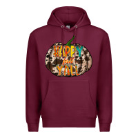 Burgundy happy fall yall Premium Hoodie - RacoonDesign