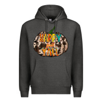 Charcoal Heather happy fall yall Premium Hoodie - RacoonDesign