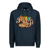 Navy happy fall yall Premium Hoodie - RacoonDesign