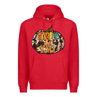 Red happy fall yall Premium Hoodie - RacoonDesign
