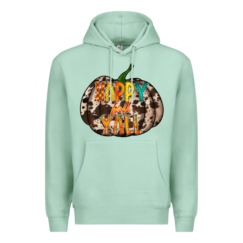 Happy Fall Yall Premium Hoodie by RacoonDesign | Teevron