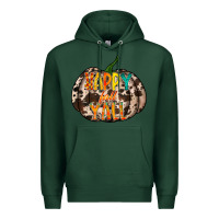 Sports Green happy fall yall Premium Hoodie - RacoonDesign