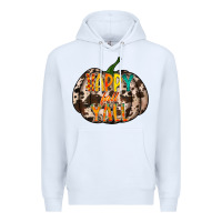 White happy fall yall Premium Hoodie - RacoonDesign